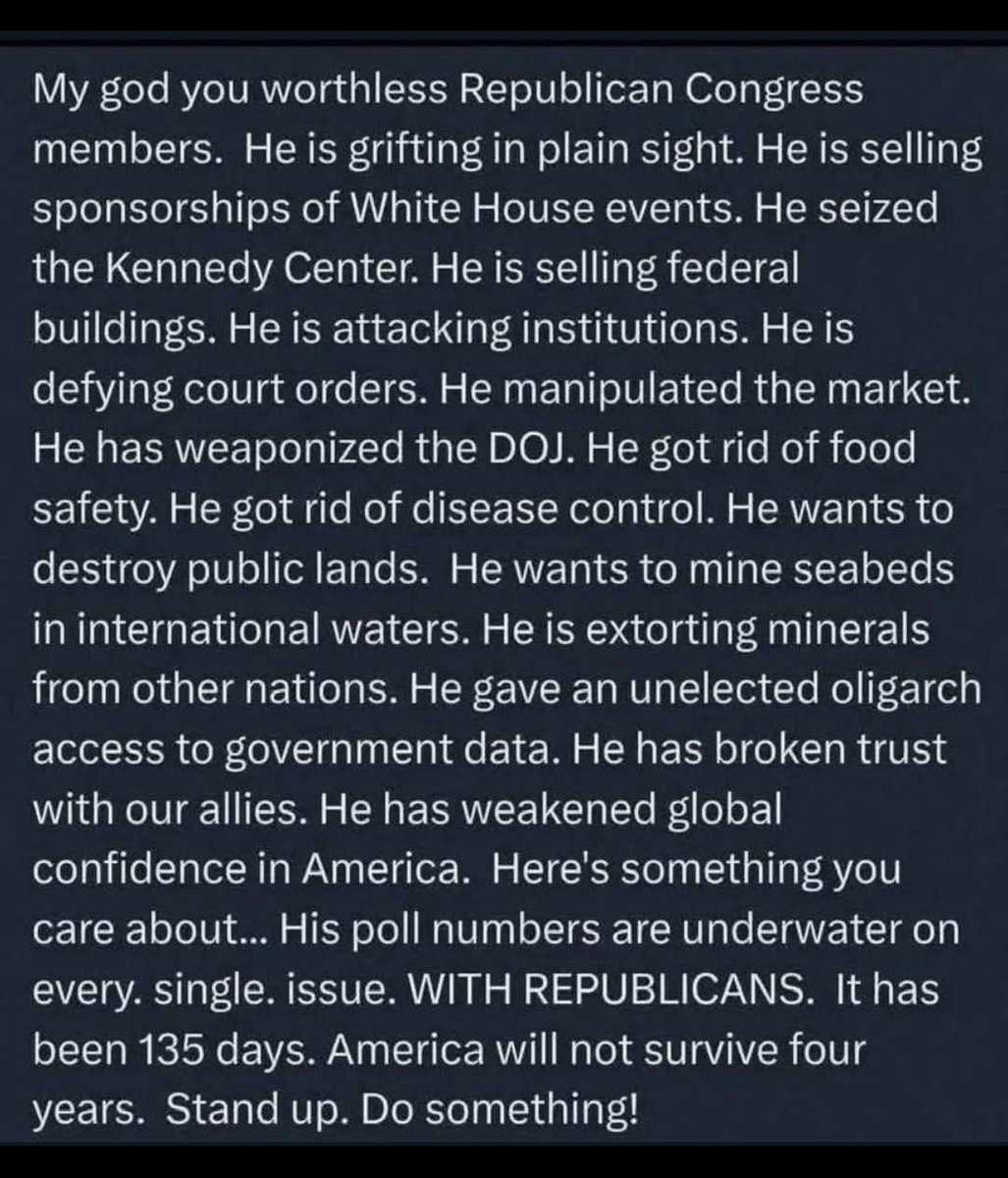 Who is governing the POTUS?! <a href="/SenSchumer/">Chuck Schumer</a> <a href="/SpeakerPelosi/">Nancy Pelosi</a>
<a href="/RepRaskin/">Rep. Jamie Raskin</a> <a href="/SenSanders/">Sen. Bernie Sanders</a>
<a href="/SenMcConnell/">U.S. Senator Mitch McConnell</a> <a href="/SenTedCruz/">Senator Ted Cruz</a>
<a href="/SenJohnKennedy/">John Kennedy</a>.
<a href="/RepSwalwell/">Rep. Eric Swalwell</a> <a href="/RepRaskin/">Rep. Jamie Raskin</a>
<a href="/BennieGThompson/">Rep. Bennie G. Thompson</a>