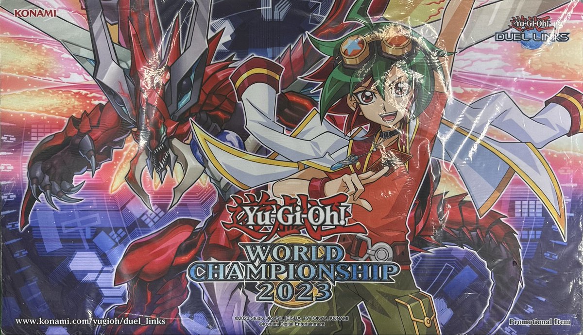 公式プレイマット WCS2023 榊遊矢 オッドアイズレイジングドラゴン