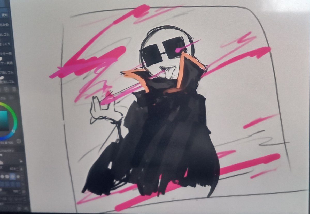 帝国🕶️も描いていました