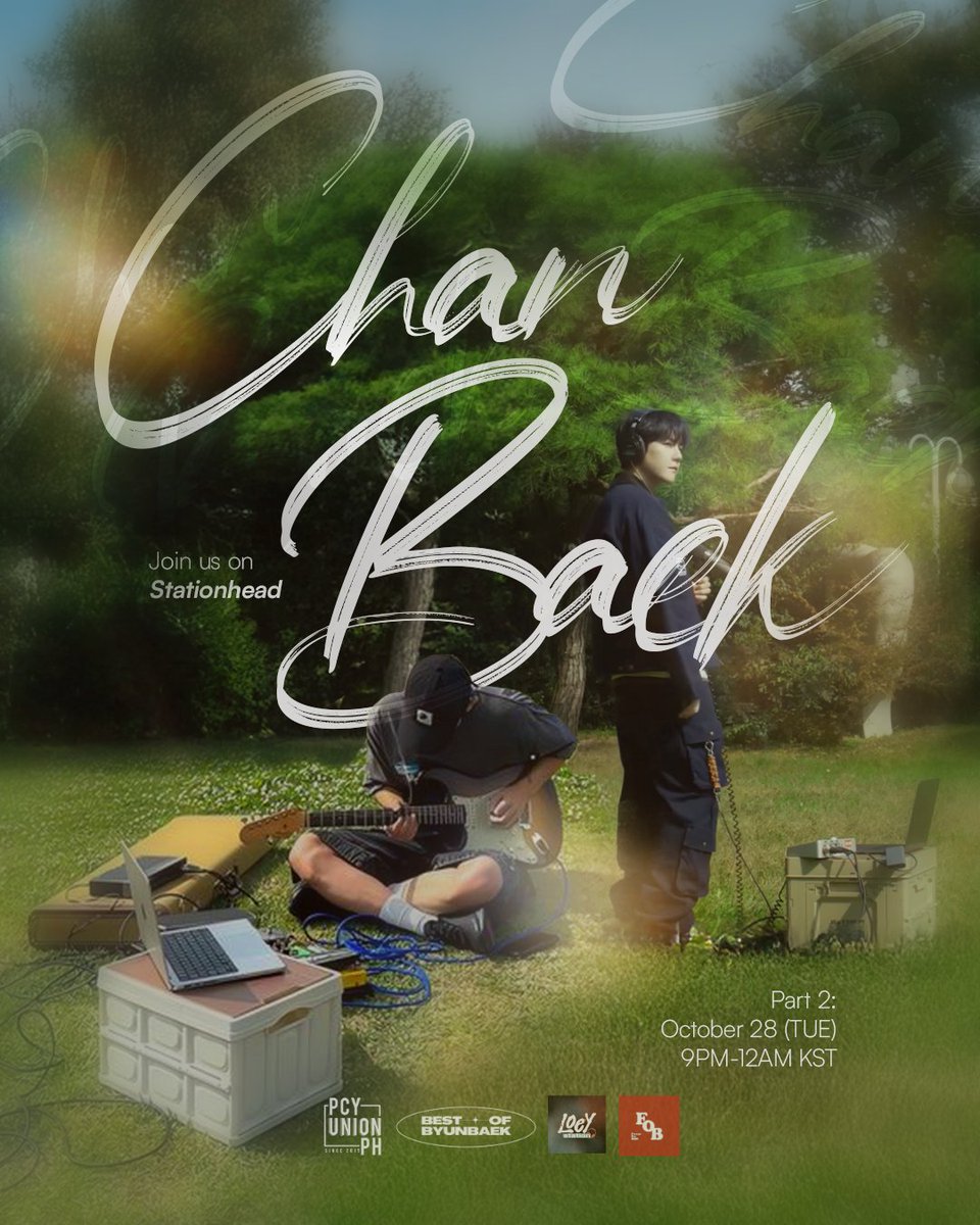 PCYUNIONPH's tweet image. ✨STATIONHEAD COLLABORATION✨

Missing part 1 of our streaming collab is NO PROBLEM at all cos we are BACK AGAIN for Part 2 of our #CHANYEOL &amp;amp; #BAEKHYUN Stationhead streaming collab with @FocusonBBH @bestofbyunbaek &amp;amp; @Station_Loey 

𝙋𝘼𝙍𝙏 2 🗓️ OCT 28 (TUE)
⏰️ 9PM-12AM KST
📻…