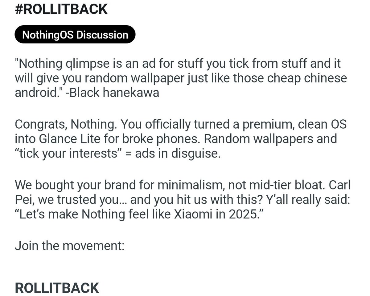 areebahmad1's tweet image. #Rollitback movement started against the bloatware added.