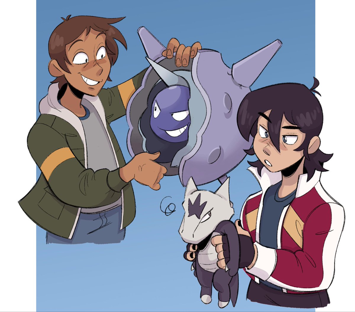 Cryptic0ats's tweet photo. Klance as trainers
#Voltron #klance #Pokemon https://t.co/M7i0GKblgK