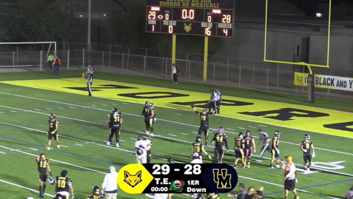 FhagcTron's tweet image. Cuando parecía que metían la 🦶🏻, la Zorrineta sacó un 🐇 de un 🎩... 
Zorros Cetys 29-28 Pumas CU en series extras.
#LigaMayor #Onefa