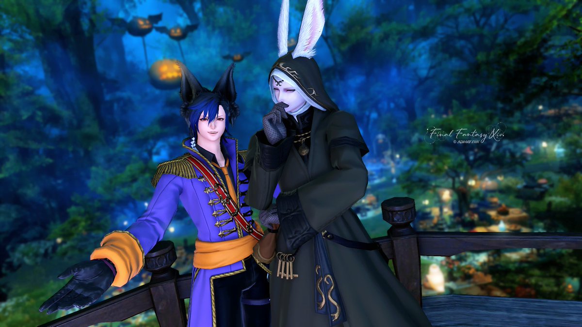 昨夜は #SOLFF14 さんへ
いやほんと真面目に取れると思ってなかったのでファンに刺される覚悟は出来てます！！な貴重なHWエリスさん枠👻
恥じぬべく！って仮装もしっかりね🎃
ブラザー(シスター？)な彼に懺悔を聞いて貰うどころかアレを推していたそんな夜🦇
素敵な時間を有難う御座いました✨