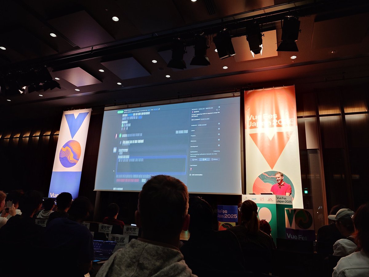 yud0uhu's tweet image. Nuxt v4.2.0がライブマージされた
#vuefes #vuefes_hacomono