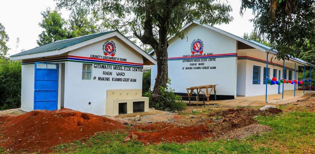 Under Governor Kimani Wamatangi’s leadership, Kiambu has completed 312 identical ECDE centres built to private kindergarten standards giving young learners a dignified and inspiring environment to begin their education journey #WamatangiThePerformer Kiambu shining Wanjiku Focus