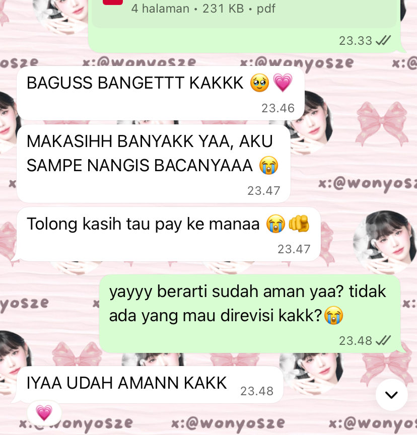 𝑺𝐳𝐞 ◟⊹ Joki Tugas & Editing ᵎ ✦ tweet media