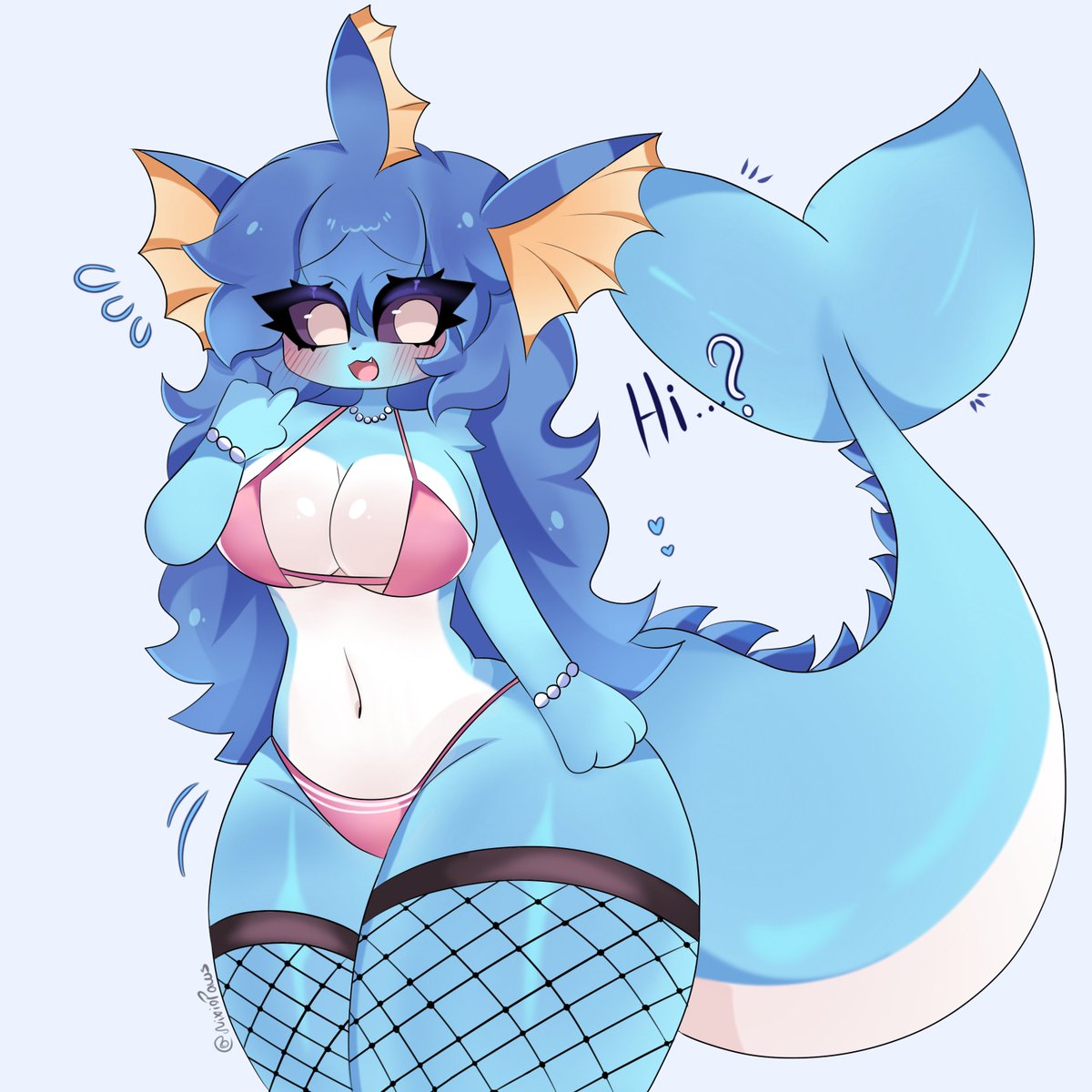 nixiepaws's tweet photo. Vaporeon! https://t.co/K1Gwytni3A