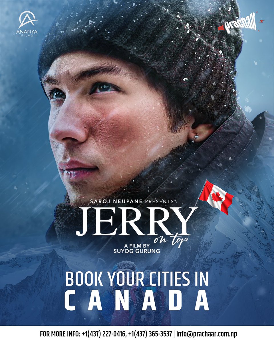 Jerry On Top Canada 🇨🇦 Distribution Rights by Prachaar 
#Prachaar #JerryOnTop #NepaliCinema #PrachaarCanada