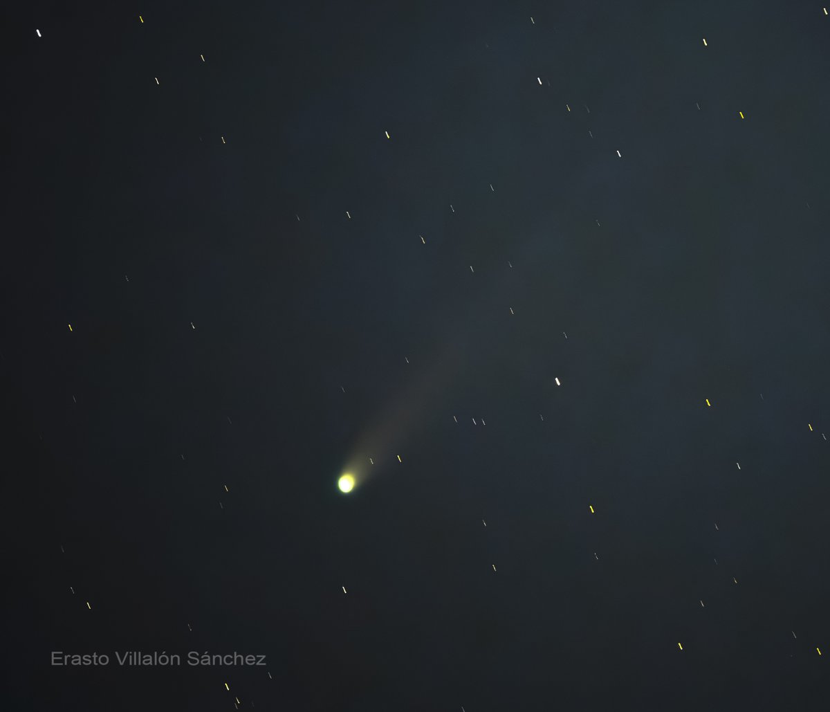 Cometa C/2025 A6 (Lemmon), por fin pude captarlo esta noche aca en #vallehermoso #Tamaulipas