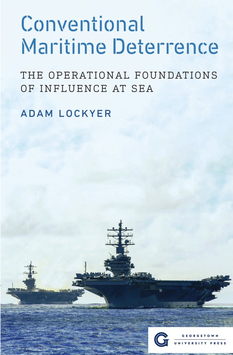 I’m over the moon to see that “Conventional Maritime Deterrence” can now be pre-ordered. Its launch is getting closer.

Follow this link below to learn more…

press.georgetown.edu/Book/Conventio…