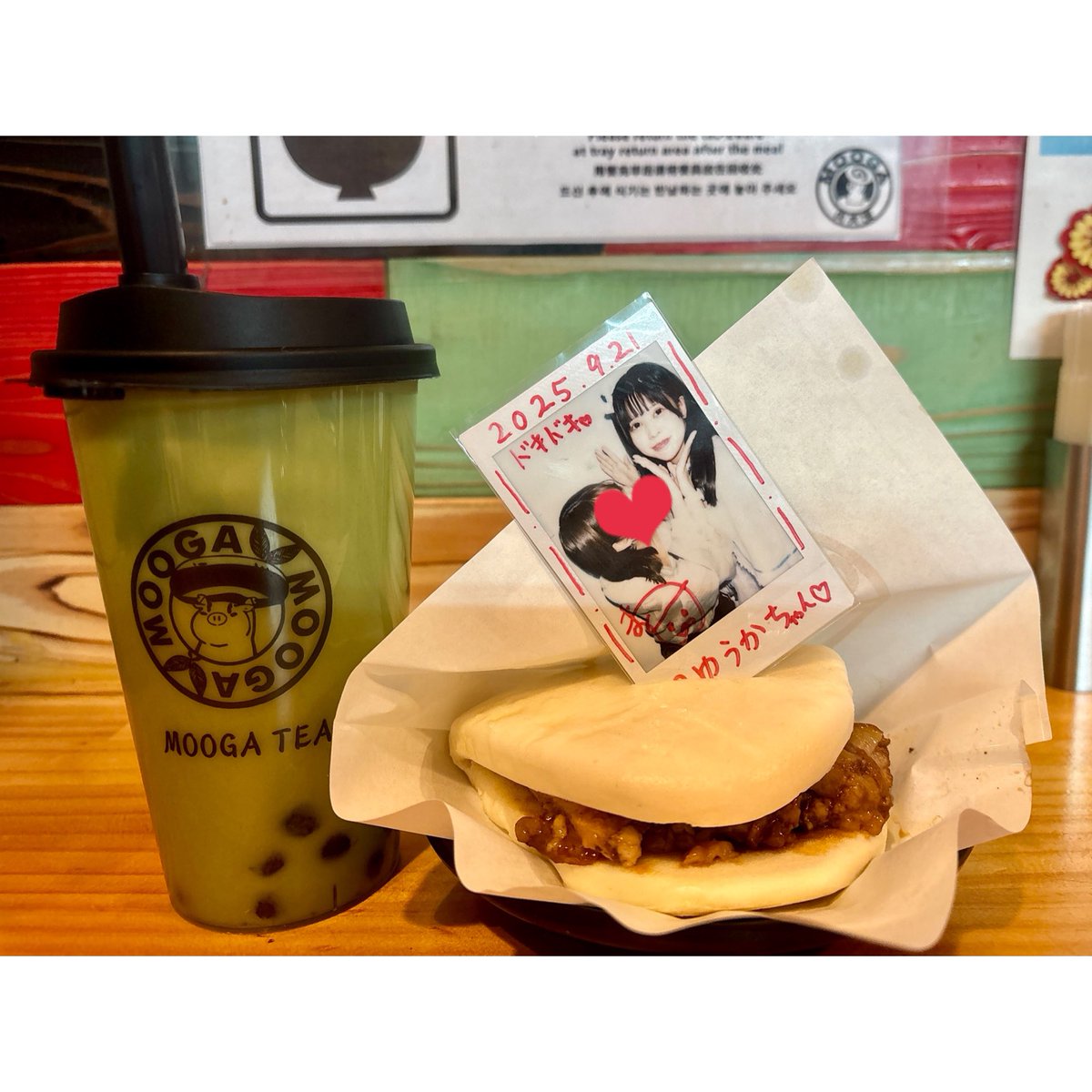 meyu1820's tweet photo. せいらちがイメージガールのMOOGAに行ってきましたー🥳✨
期間が明日までだったから、ぎりぎりすべり込みセーフ!!!
おいしかったです❣️
#松本せいら (@os_seira )
#MOOGA https://t.co/QireHOHEJW