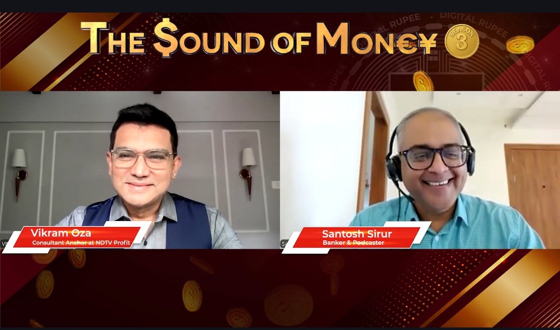Episode 92 of The <a href="/SoundOfMoney1/">The Sound of Money</a> features <a href="/VikramOza/">Vikram Oza</a>, Consulting Anchor at <a href="/NDTVProfitIndia/">NDTV Profit</a>. 

With extensive experience across radio, television, and digital media, Vikram shares his journey from the early days of radio to becoming a prominent figure in Indian television. 

In