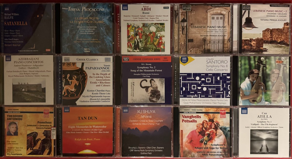 BramaAlessandro's tweet photo. England, Italy, Greece, Turkey, Iran, Cyprus, Lebanon, Azerbaijan, China, Japan and Brazil: I traveled a lot this week! 😉 Opera: #Balfe, #Procaccini and #Abdi. Piano music: #TanDun, #Fuleihan, #Khoury, #Gelalian, #Baz, #Succar and #Howrani. Orchestral music: #Amirov, (1/2) https://t.co/qc7zW761RK
