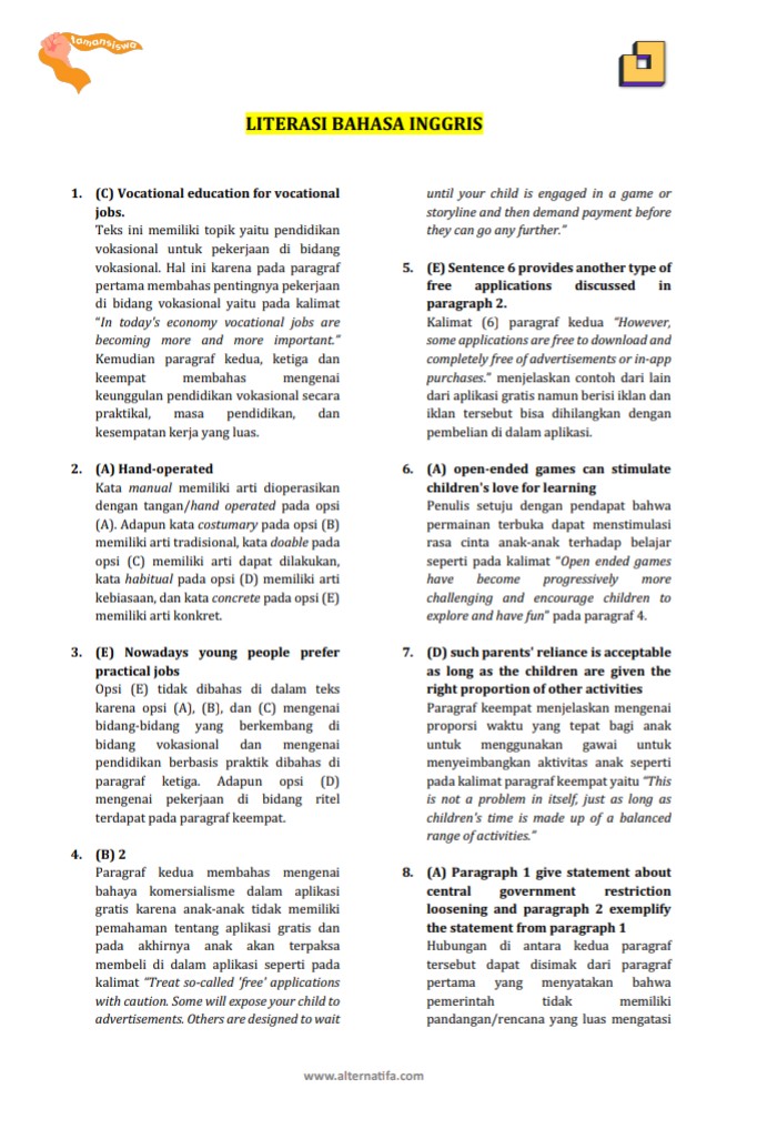 igedeeric12's tweet image. Soal &amp;amp; Pembahasan Literasi Bahasa Inggris, mau lebih dari ini?.
Join Saluran sekarang whatsapp.com/channel/0029Vb…

#utbk #snbt #alternatifa #더블유 #كاريزما76 #pembahasan