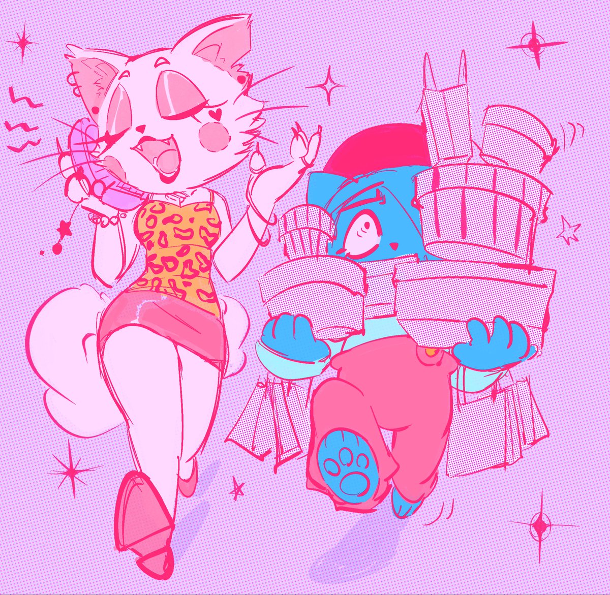 Pocket meets <a href="/KOLSANART/">KOLSAN</a> oc cat 🐈‍⬛