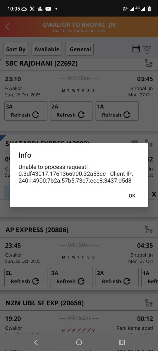 ajay1676's tweet photo. Kya railway aam aadmi ko ticket book nhi krne dena chahti kya @IRCTCofficial @AshwiniVaishnaw @DrmJhansi https://t.co/vRdJMGeRVA