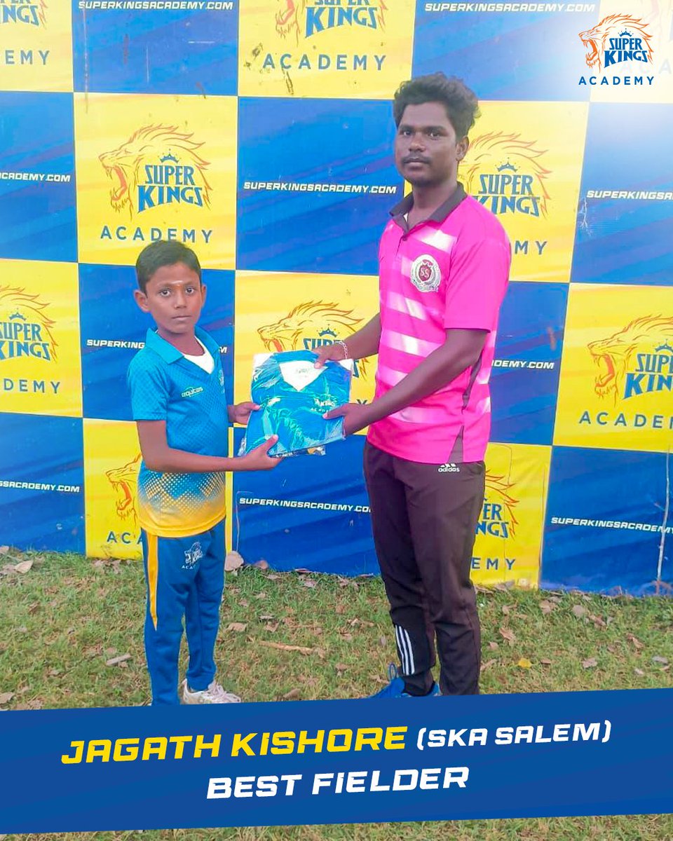 Here’s the summary of the SKA Open Tournament 2025, Salem leg 🏆

#SuperKingsAcademy 🏏
#TrainLikeASuperKing 🦁 #Cricket #OpenTournament #Salem

(SKA, Cricket, Sports, CricketTournament, Salem)