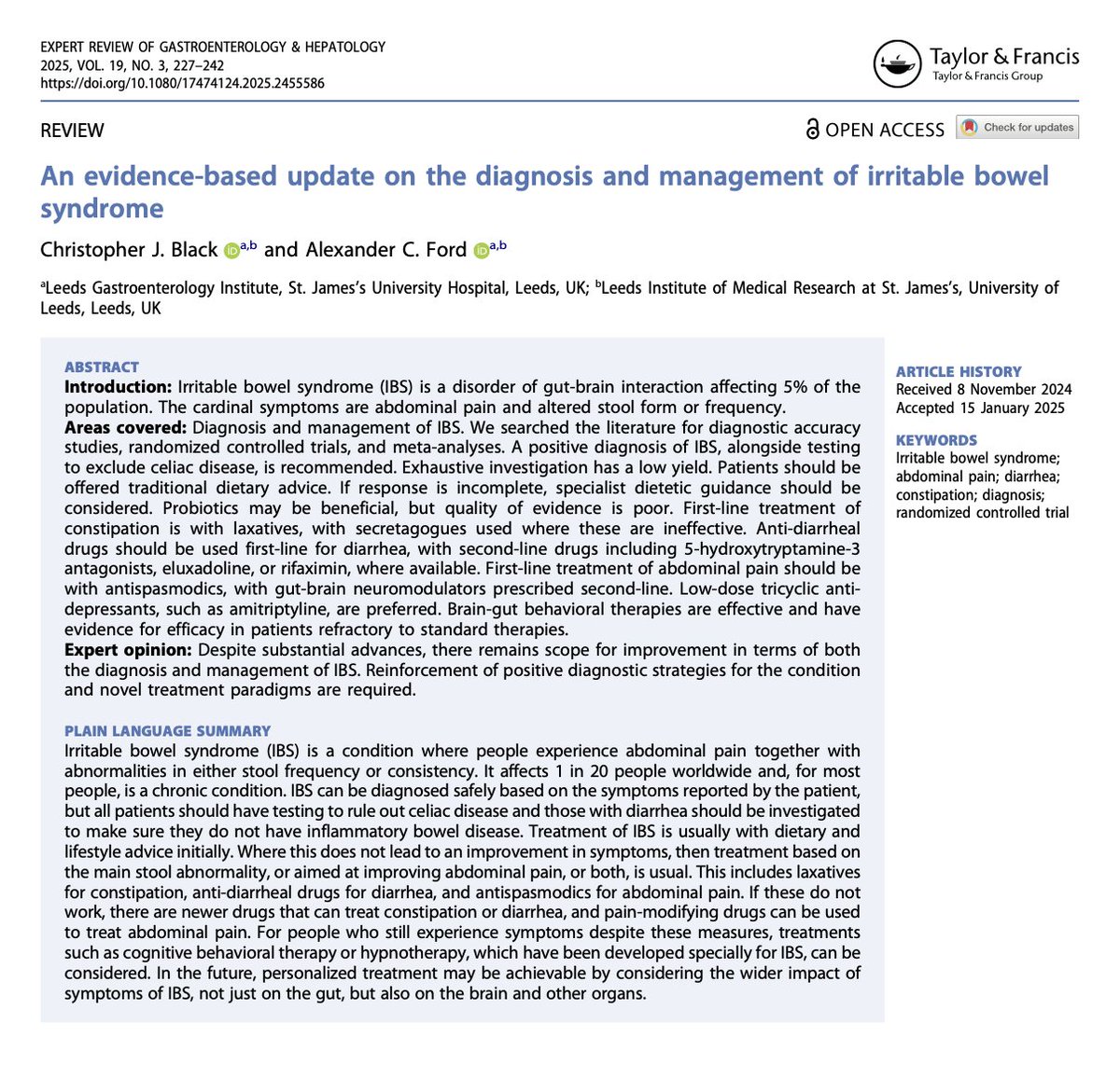 JoseAyonM's tweet photo. 📑An evidence-based update on the diagnosis and management of Irritable Bowel Syndrome.

https://t.co/kleKoCFL2Z https://t.co/iQcpoRG75H