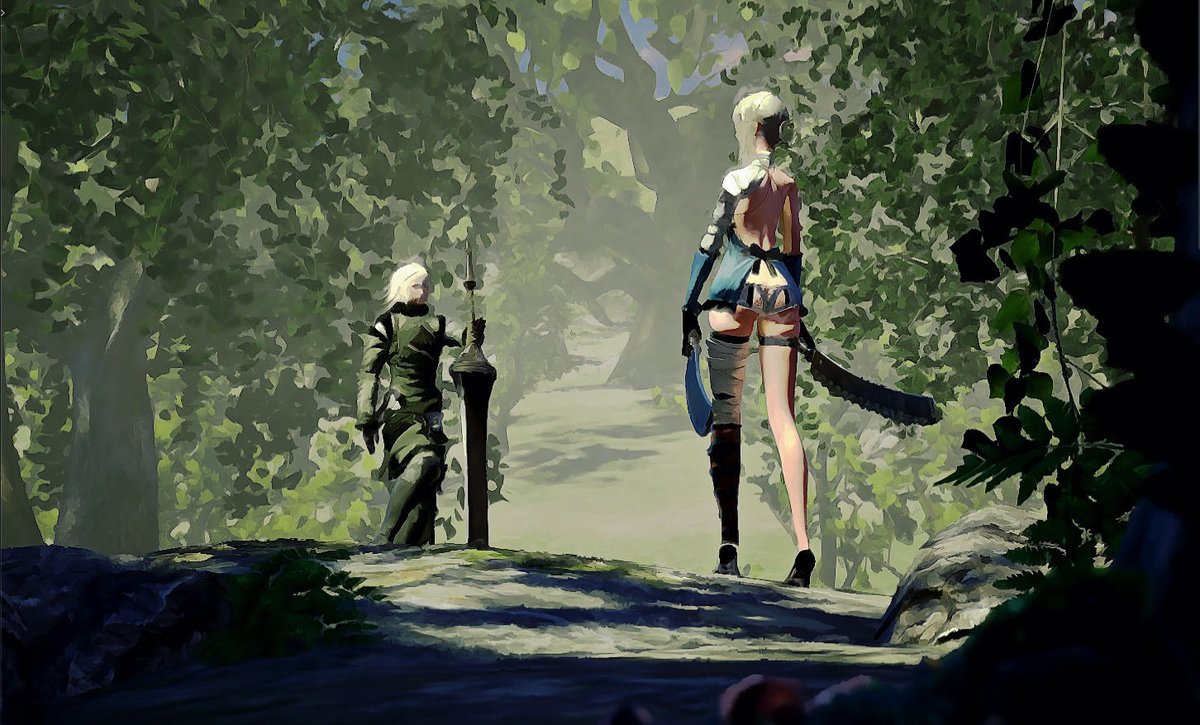 カイネとニーア

#ニーアレプリカント　#ニーア　#NieR #NieRReplicant