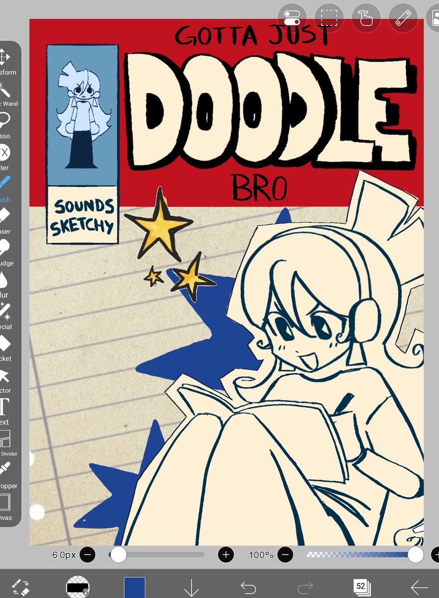 doodl3dotcom's tweet photo. First post ....kinda nervous...
I'm currently working on a cover thingy so here's what I got so far https://t.co/5lRg3vqjZp
