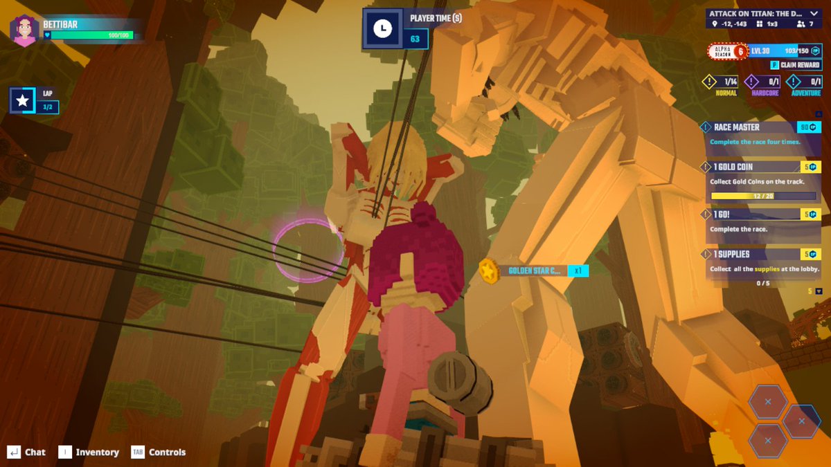 The Female Titan is a bit busy right now, please leave a voicemail <a href="/TheSandboxGame/">The Sandbox</a>  tsbga.me/TheSandbox