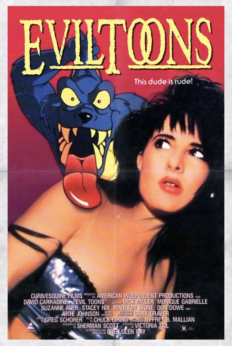 thinkniht's tweet photo. My first introduction to Fred Olen Ray
@therealjoebob @kinky_horror @Shudder #TheLastDriveIn #MutantFam #JackO #EvilToons https://t.co/FBqLvNC9x1