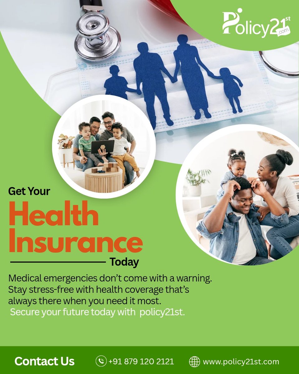 Policy21st2000's tweet image. Get Your Health Insurance Today

Medical emergencies don’t come with a warning.Stay stress-free with health coverage that’s always there when you need it most. Secure your future today with policy21st.

#getinsuredtoday #healthcoverageMatters #healthinsurance #policy21st
