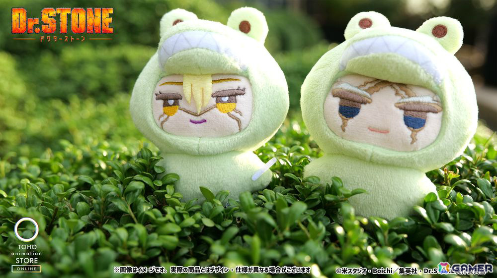 TVアニメ「Dr.STONE」のぬいぐるみ「みみぐるみ」にゼノ＆スタンリーが