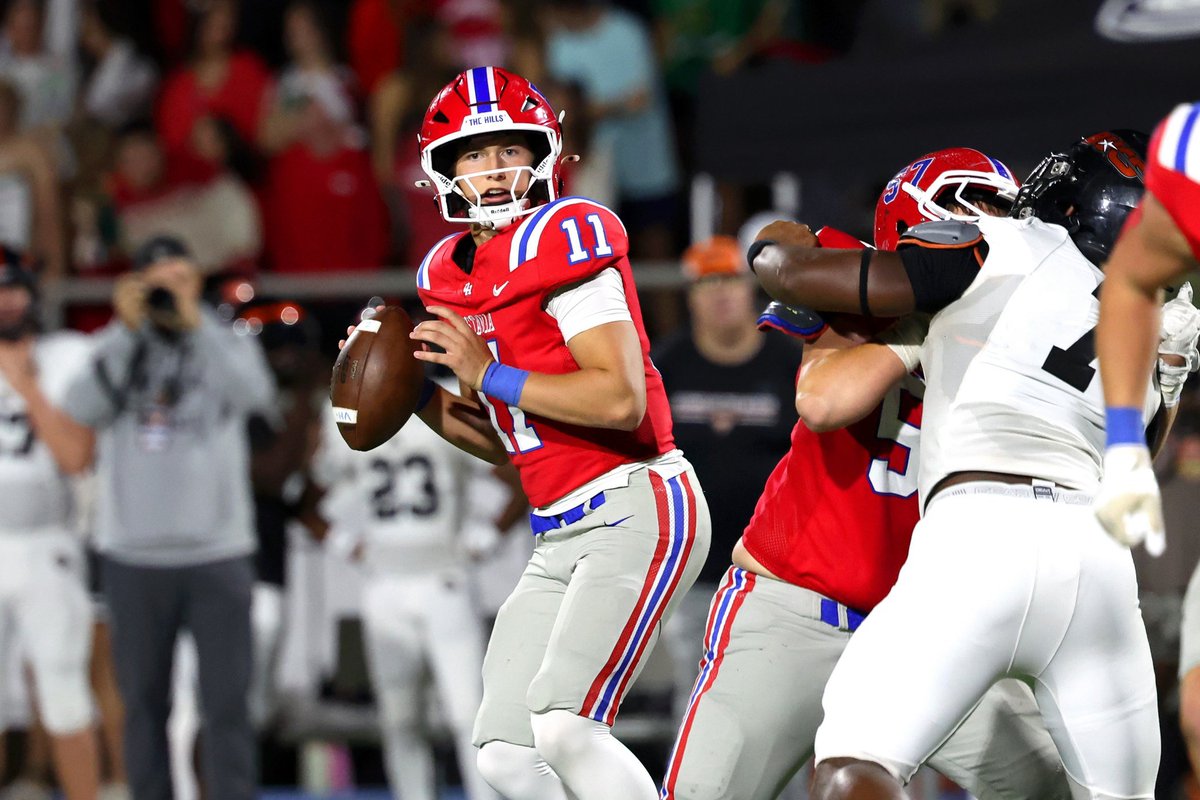 KyleParmley's tweet photo. “We worked on it like two times during the week, never knew we were going to do it.”

A little bit of trickeration on a punt return swung the momentum fully in Vestavia's favor, and @1rebelfootball knocked off rival Hoover in a big rivalry game.

Story: https://t.co/W1eXwWaZB3 https://t.co/9ov0ytKti2