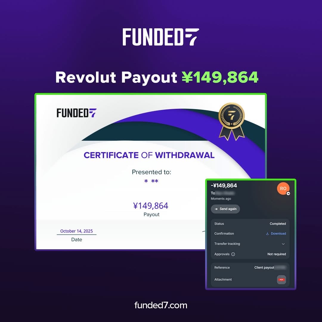funded_7's tweet photo. More….
Your Effort. Your Reward. 💪
#TradingSuccess #ProfitDay #TradingMotivation #TraderLife #WinningMindset #TradingRewards https://t.co/3wIwc3YTgS