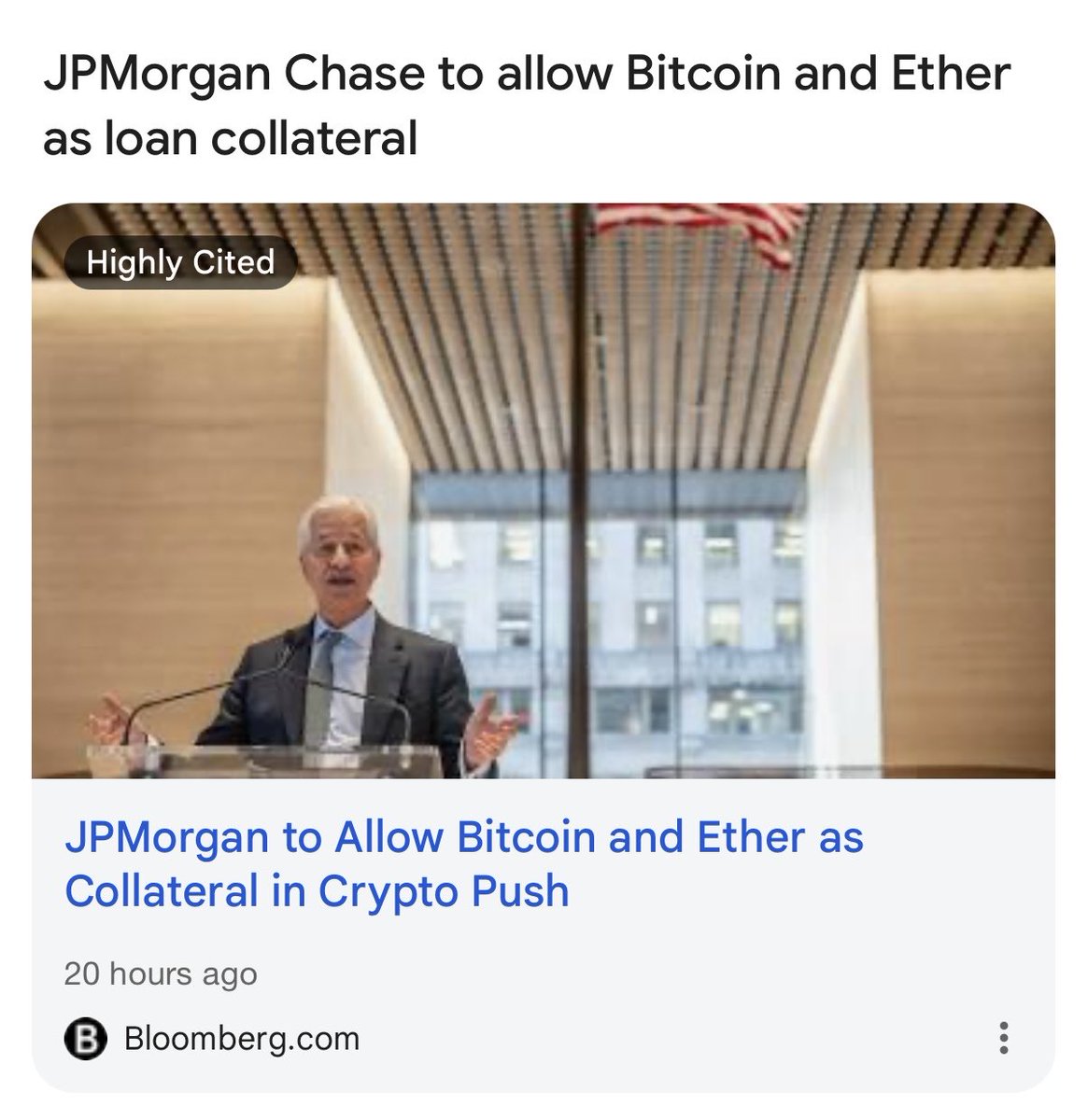 Stage 2 is happening: 

1) Bitcoin, Ether and soon stable coins will be allowed by U.S. commercial banks as collateral because U.S. tech giants will force their customers (domestic to convert USD into stable coins in order to use their services. 

2) U.S. tech giants will hold