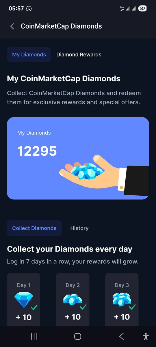 FredOnyii's tweet image. This @CoinMarketCap diamond we have been collecting for years, when is the launching or the listing of it.
Attached is the screenshot of my CMC Diamond collected so far.
Is this CMC Diamond collection a waste of time and data?