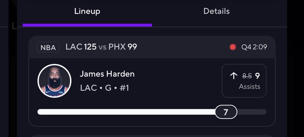 RealestTheDonx's tweet photo. Also did it with James Harden what’s going on? @PrizePicks https://t.co/2XDAJfulpb