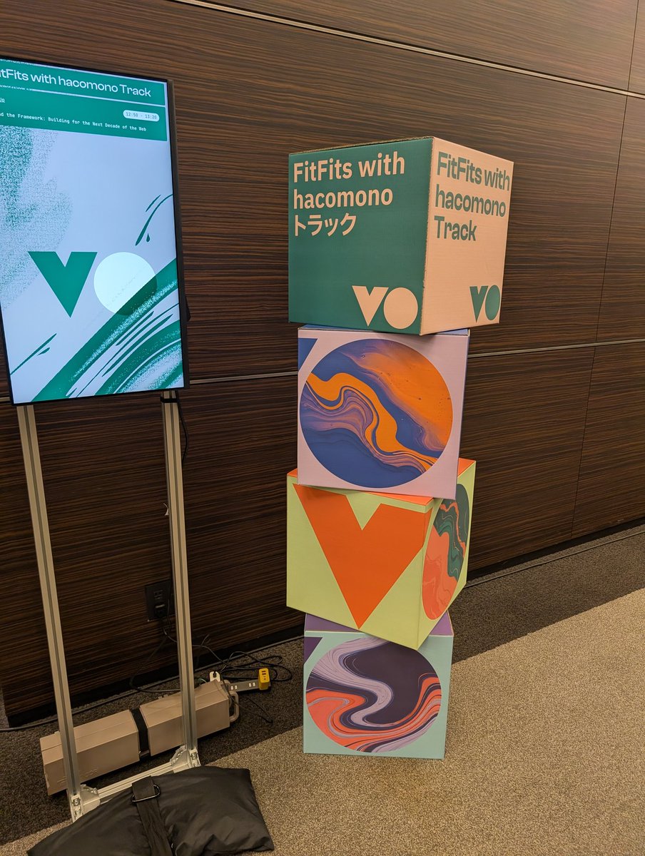 tatsugooon's tweet image. 今年もVueFes来てます
#vuefes_uv #vuefes #vuejs