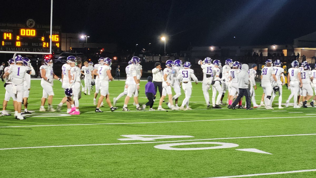 Final,  Spanish Springs 46, Bishop Manogue 14. Cougars clinch first place in 5A North