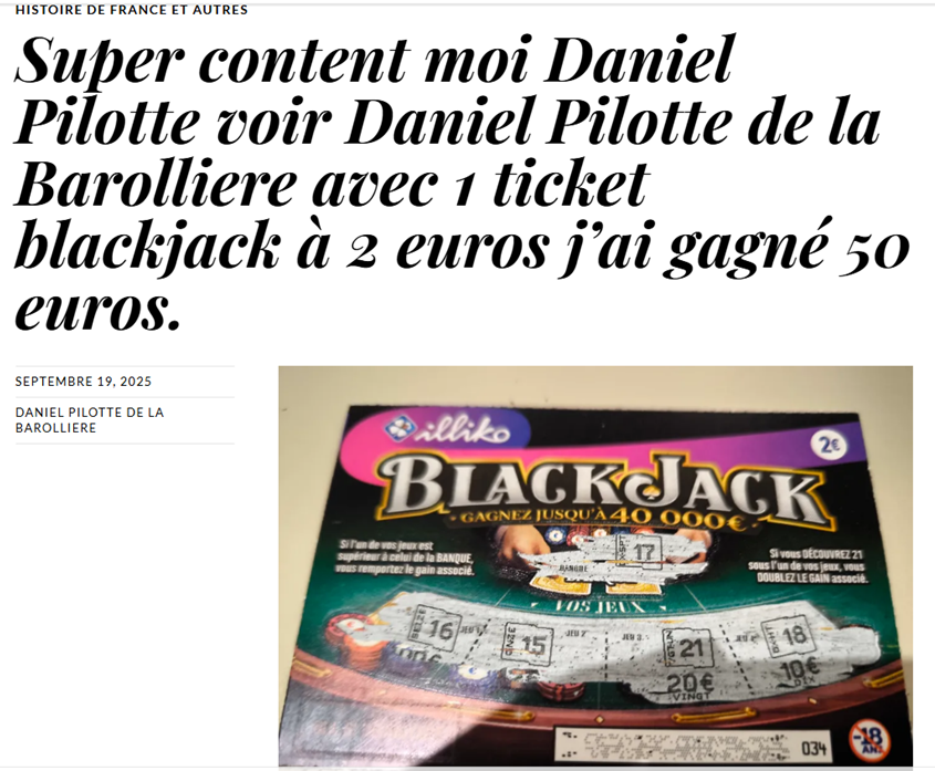 Walter_Boujenah's tweet photo. Pour @pilotte_daniel_, même une vidéo réalisée EN DIRECT sur FACEBOOK est un montage 😂
https://t.co/wciDM2tLA5
Il diffame, ment, lance des fatwas, s'invente des menaces mais est soutenu et RT par toute une bande de tarés #messihalopitheque qui font mine de ne pas voir que ce type est complètement taré...
Sur son site, "Moi, Daniel Pilotte, voire Daniel Pilotte de la Barolière..." nous informe sur l'histoire de France... Quand vous voyez que ce type a 37K followers et est boosté et considéré comme un cerveau patriote, vous comprenez mieux pourquoi ces mêmes gens me boycottent et m'insultent🤣
Idem pour un autre taré @haguilar_3_5
ATTENTION, ce sont EUX, les victimes du méchant Walter 😂