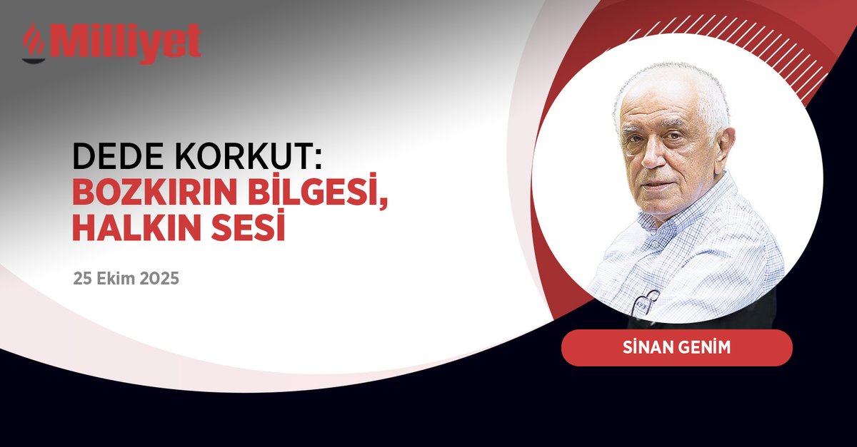 milliyet's tweet photo. Dede Korkut: Bozkırın bilgesi, halkın sesi | ✍️ #SinanGenim yazdı...
https://t.co/CJnhWClmDY https://t.co/9TUq5h2DaK