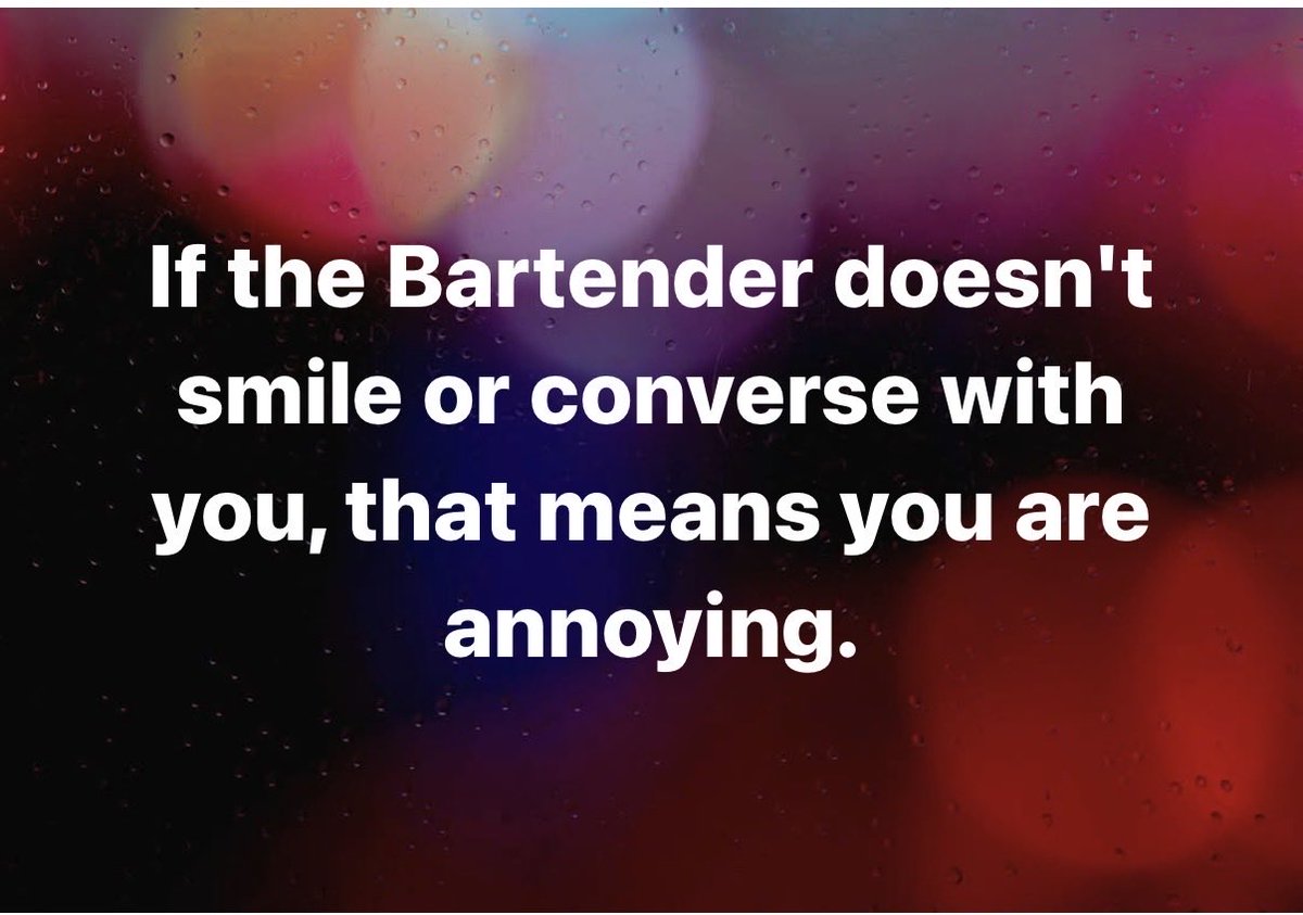 Me to everyone at the new bar🥲