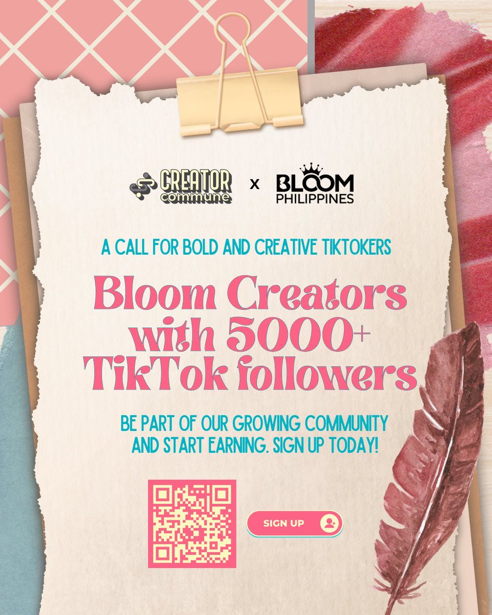 TEAMBLOOM_LGNA's tweet photo. Bloom Content creators, assemble!💫

If you’ve got the creativity and the followers, we’ve got the platform!

Be part of the Bloom Creators fam 🌸

Sign-up here: https://t.co/ka0KY1CvM2…

#BloomCreators #CreatorCommunexTBPH https://t.co/ysKyPkQRSF