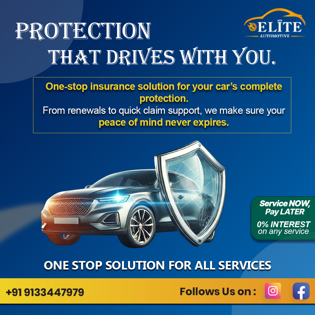 vgkraju9's tweet image. 🛡️ Protection That Drives With You 🚗

Your car deserves the best care and coverage!
From renewals to quick insurance claim support — we keep your peace of mind running as smoothly as your ride. 💙

#EliteAutomotive #CarInsurance #DriveSafe