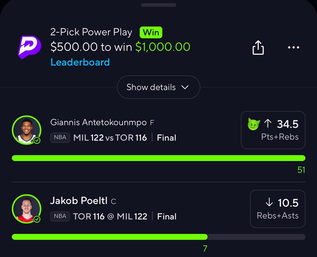 PotdPrizepicks's tweet photo. I will always be transparent on the wins &amp; losses
I’m not like some other cappers who only show the green &amp; hide the chalk 

Posted 4 slips today for free &amp; cashed you guys 6x✅2x✅

The other 2 slips went 1/2✅
1st- AD 3 missing FT 
2nd- A 23 point blowout

💚 for a 25x NBA https://t.co/PvrASM0hV2