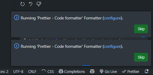 iamn1khil's tweet image. vs code lagging like crazy can't even prettify my code.