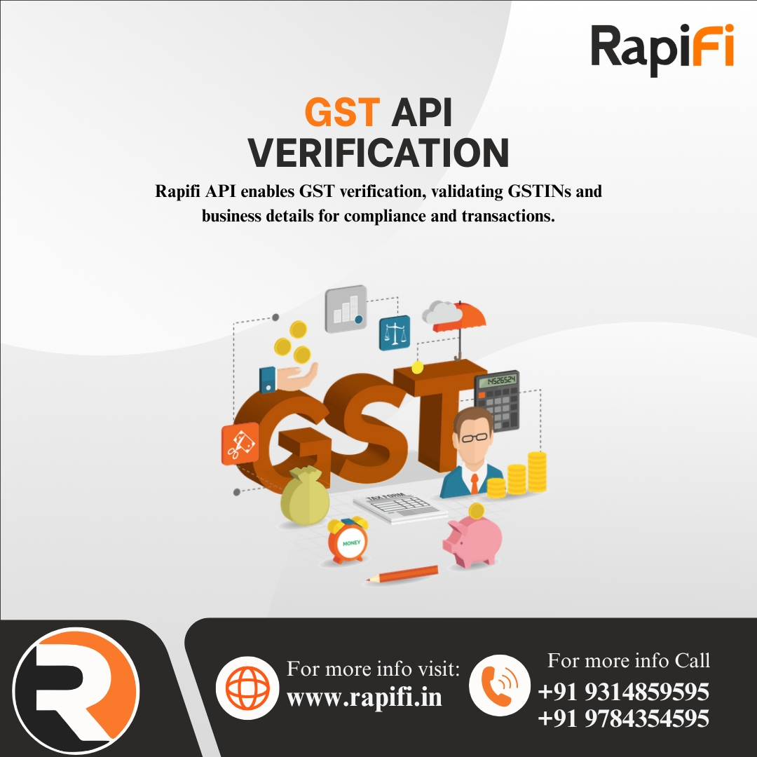 RapifiS84489's tweet image. ✅ Simplify GST compliance with RapiFi GST API Verification!
🔗 Visit: rapifi.in
📞 Call: +91 93148 59595 | +91 97843 54595
#RapiFi #gstverification #apisolutions #fintechindia #businesscompliance #gstapi #digitalverification #apidevelopment #financialtechnology