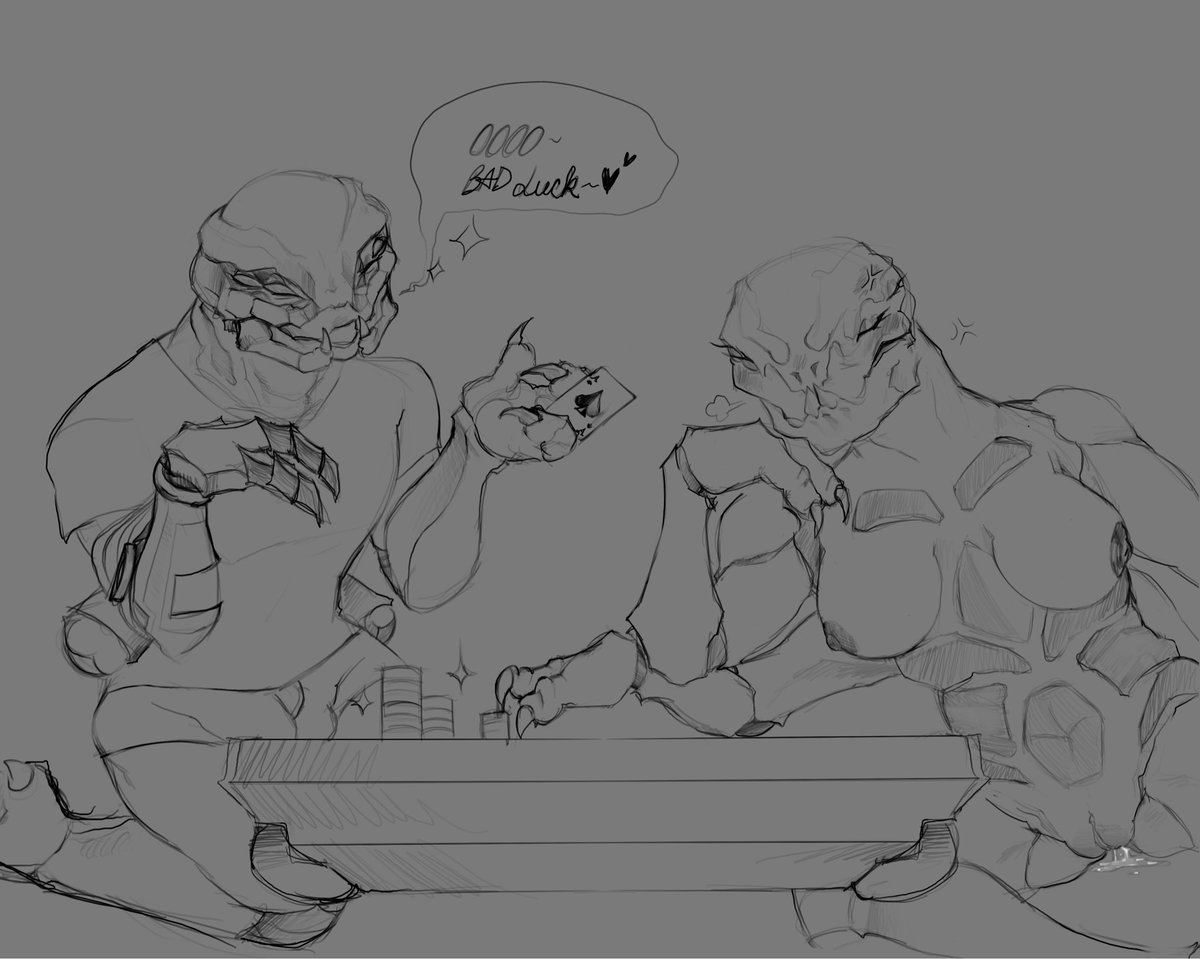 We’re so back.
A com for the very patient <a href="/Redlizardborn/">Groa</a> ^^ thank you so much this was so much fun!