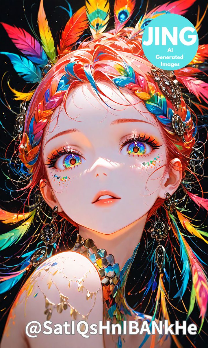 SatIQsHnIBANkHe's tweet photo. 闇の中で、彼女は微笑む。
She smiles within the dark.
#AstralGirl #AIart #FantasyPortrait #ShadowAndGrace https://t.co/KgWxTwDP4P