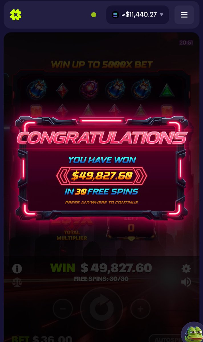 $50,000 Dub on <a href="/luckio/">Luck.io</a> 

Been loving this site recently 🤝

$777 to 2 people who like rt + drop sol add