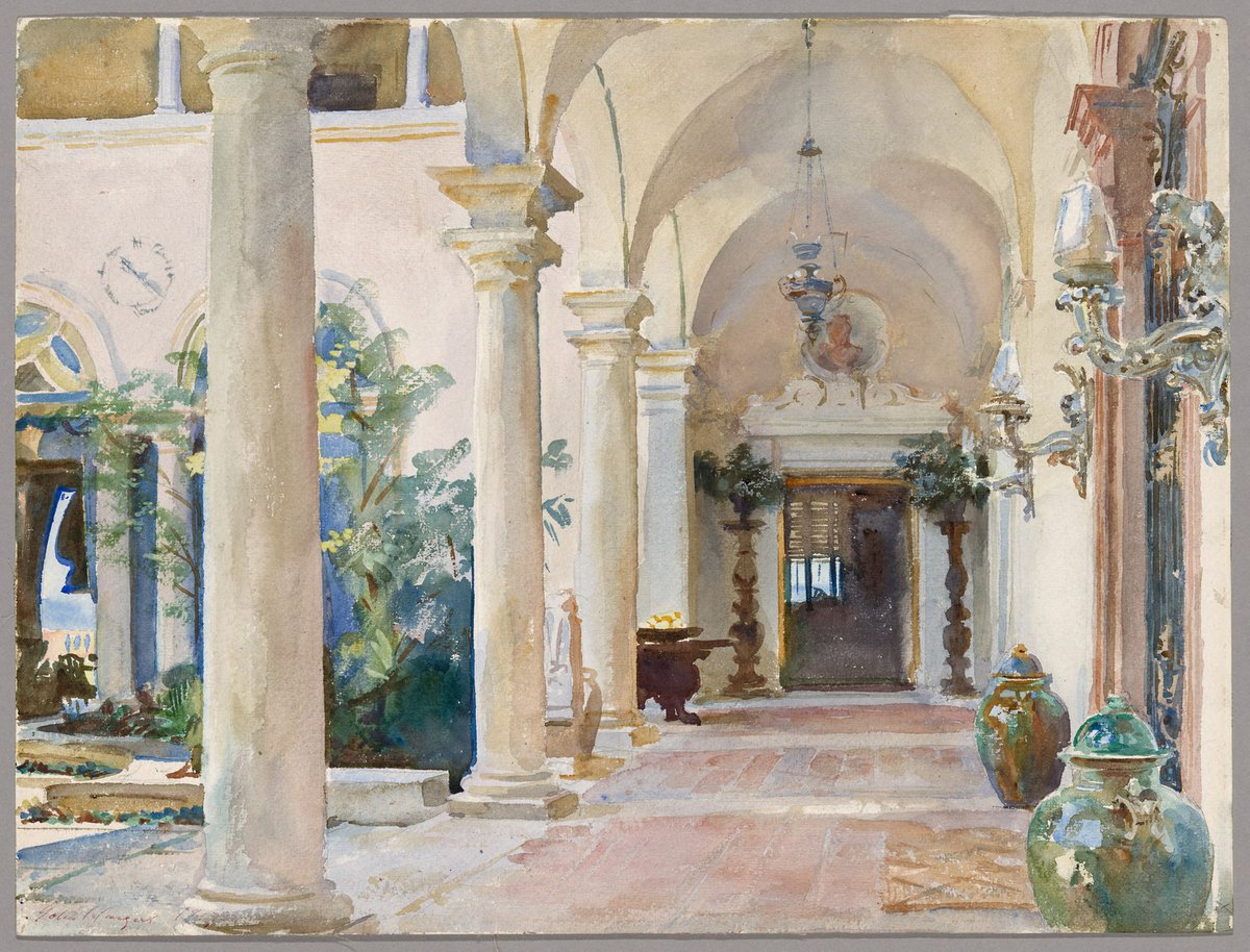The Loggia, Vizcaya #artbots #sargent