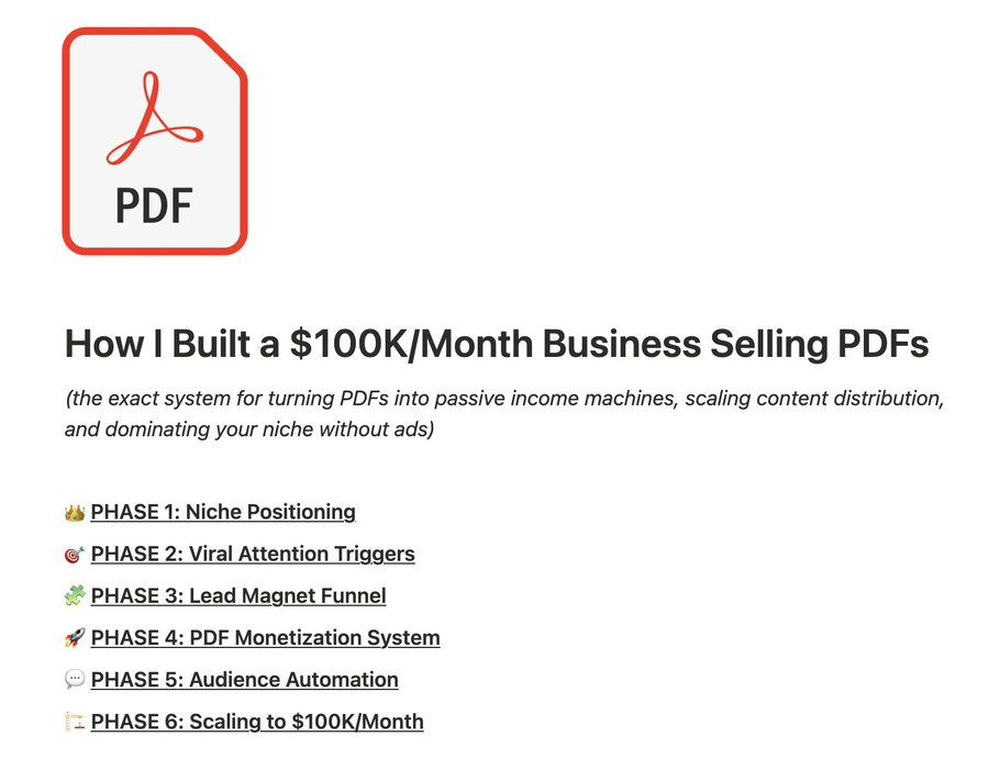 razib_ul47671's tweet image. people laugh when I tell them I sell PDFs for a living.
“who even buys that?”
apparently… a lot of people.
last month did $102,000 from simple PDFs  no ads, no clients, no calls.
if you know how to sell info the right way, you’ll never need a product again.
