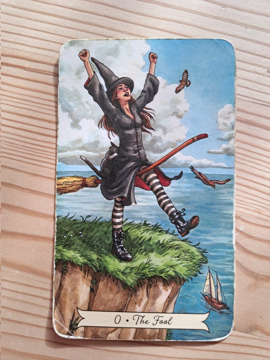 Laurajk32's tweet image. Today&apos;s card is The Fool

Take a leap of faith, it might be the best decision you ever made.

#faith #leap #decision #jump  

#tarot #tarotmessage #LauraJK32